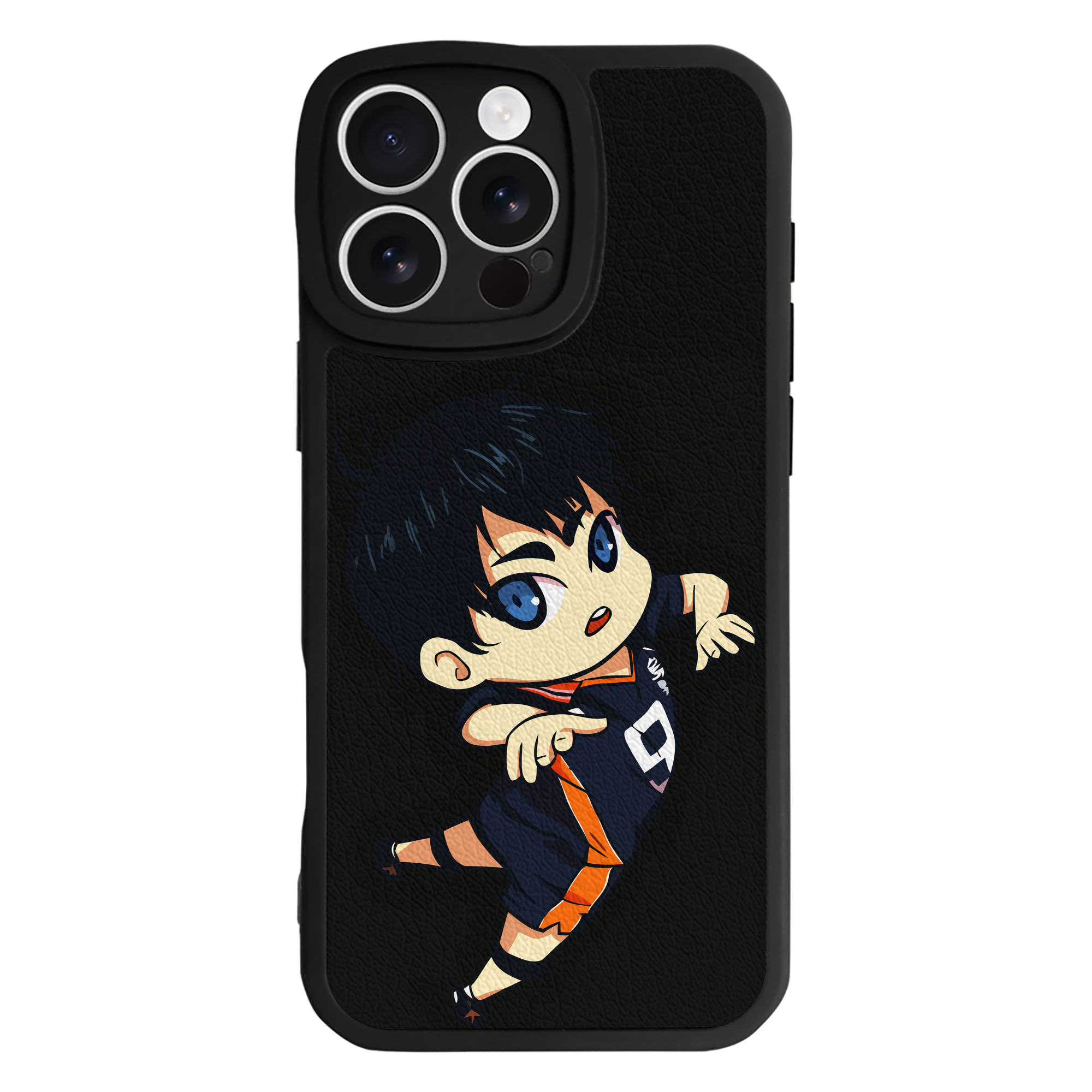 （画像用） ハイキュー!! Haikyu!! 【iPhone 16シリーズ対応】シリコンスマホケース（レザー調） 材質：シリコン